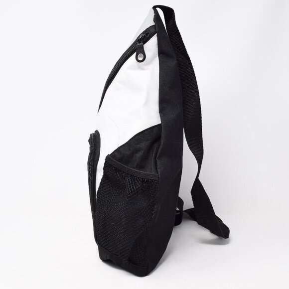 LAN Airlines Crossbody Bag Unisex Backpack Black White Fly South America Swag - Picture 4 of 13